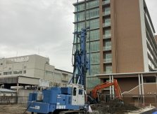 地盤改良工事👷【出張先】